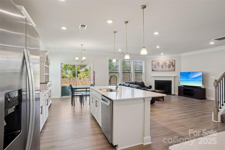 Furnished interior view inside a new home in Falls Cove, Troutman (Image 7).