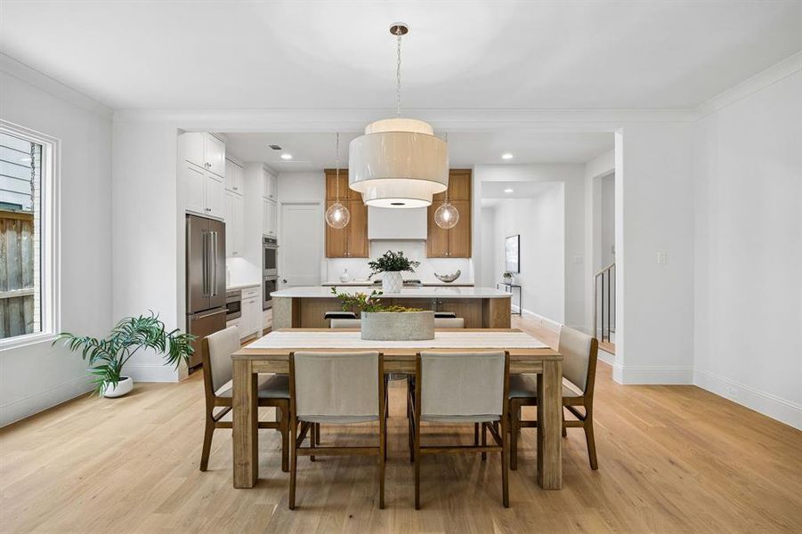 Furnished interior view inside a new home in , Dallas (Image 13). Furnished interior view inside a new home in , Dallas (Image 13).