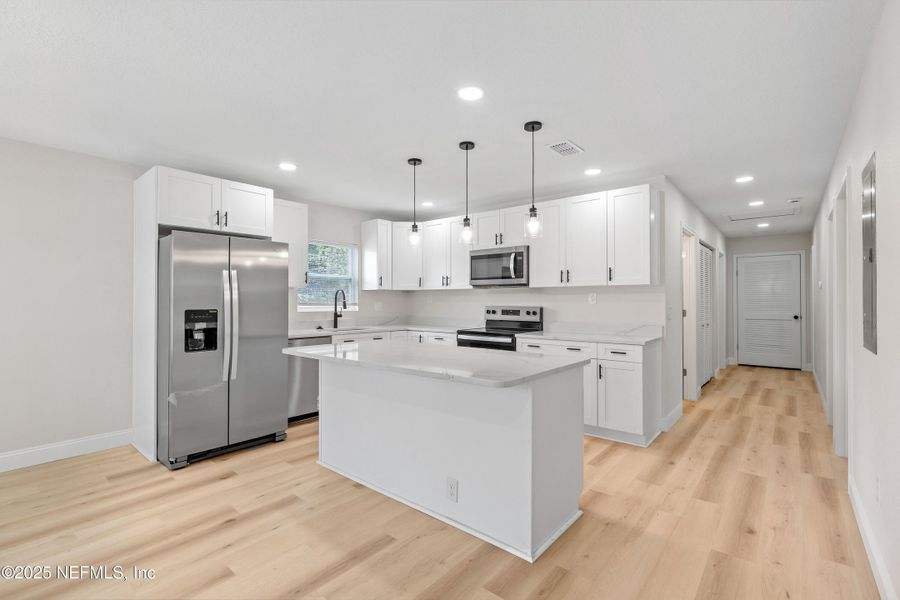 Furnished interior view inside a new home in , Jacksonville (Image 7). Furnished interior view inside a new home in , Jacksonville (Image 7).