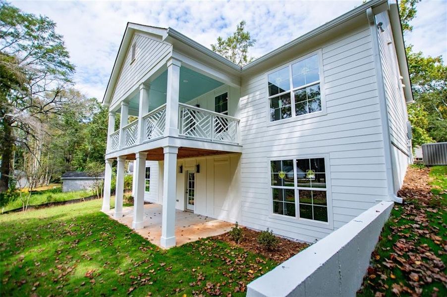 Exterior details and patio area of a home in , Bowdon (Image 31). Exterior details and patio area of a home in , Bowdon (Image 31).