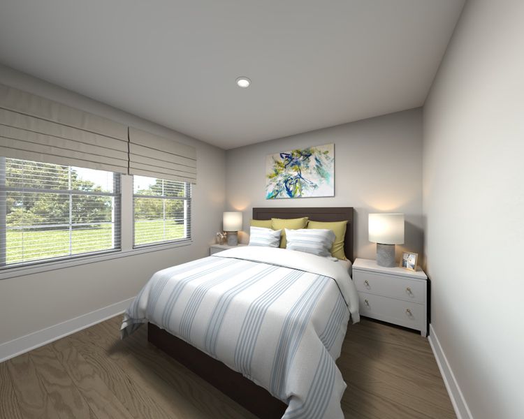 Furnished interior view inside a new home in Marshburn Landing - Signature Series, Wendell (Image 6).