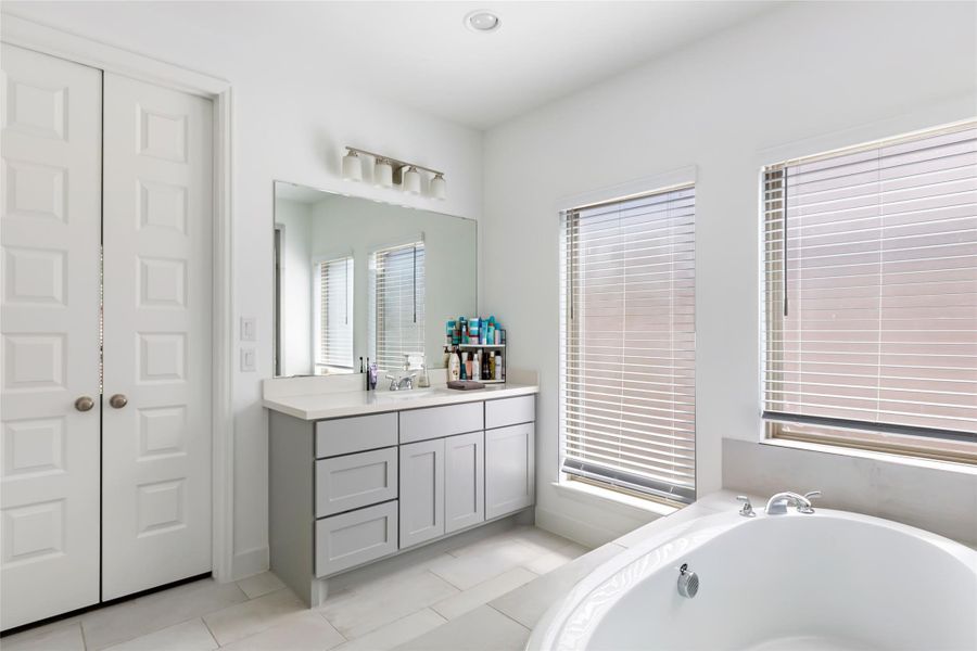 Furnished interior view inside a new home in The Highlands, Porter (Image 7).
