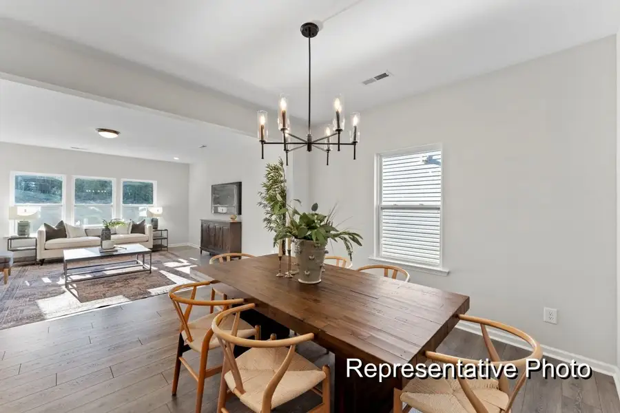 Furnished interior view inside a new home in Reedy Fork Middleton, Greensboro (Image 2).