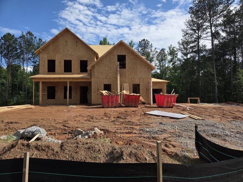 In-progress construction of a new home in , Ellenwood, GA (Image 4).
