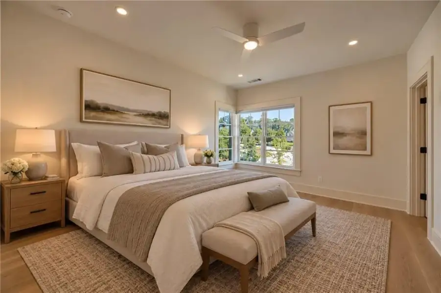 Furnished interior view inside a new home in , Sandy Springs (Image 52).