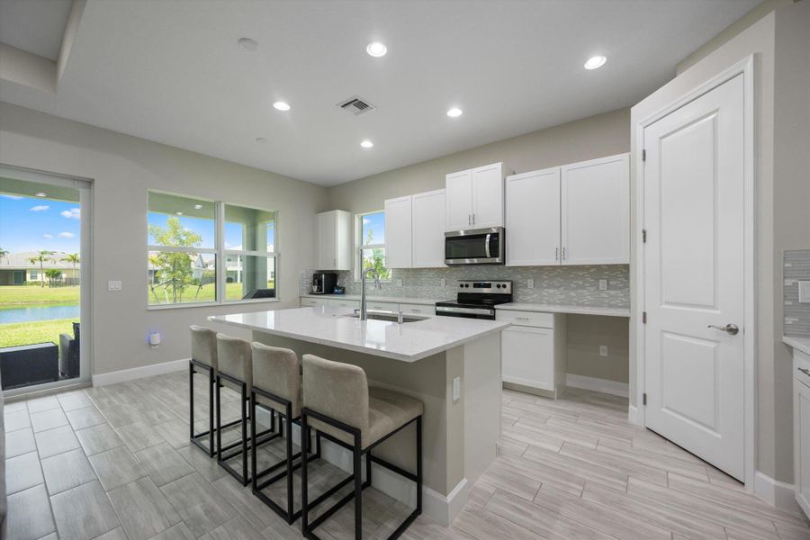 Furnished interior view inside a new home in , Westlake (Image 38).