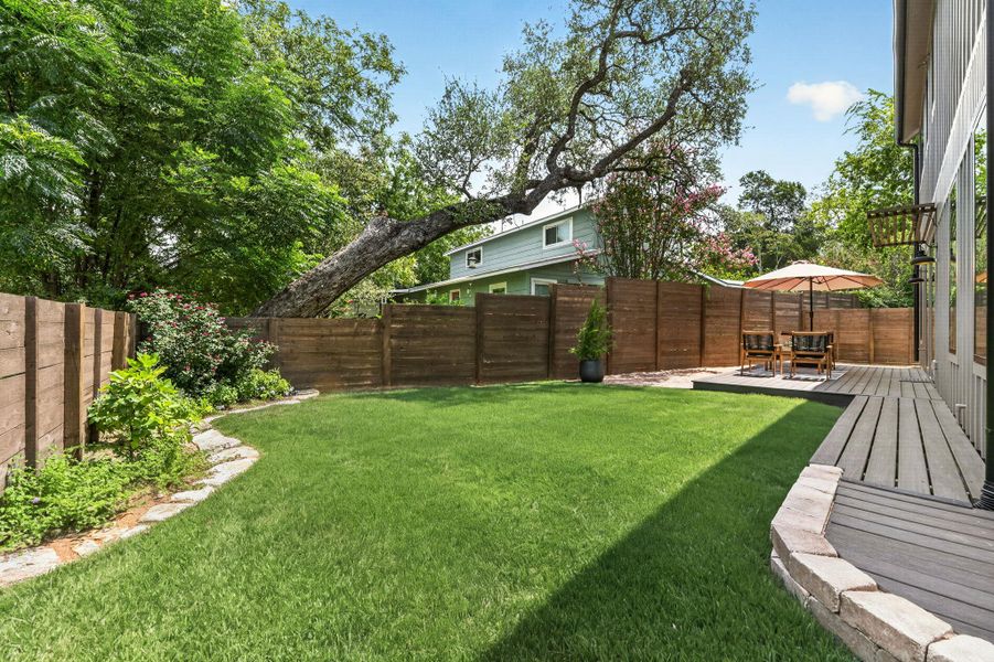 Exterior details and patio area of a home in , Austin (Image 3).