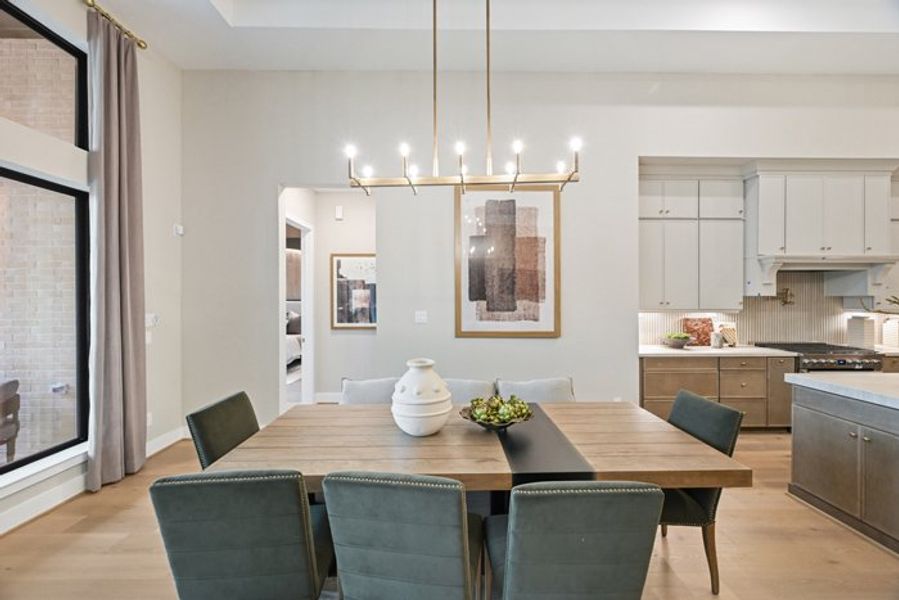 Furnished interior view inside a new home in Wildtree 70', Montgomery (Image 38).