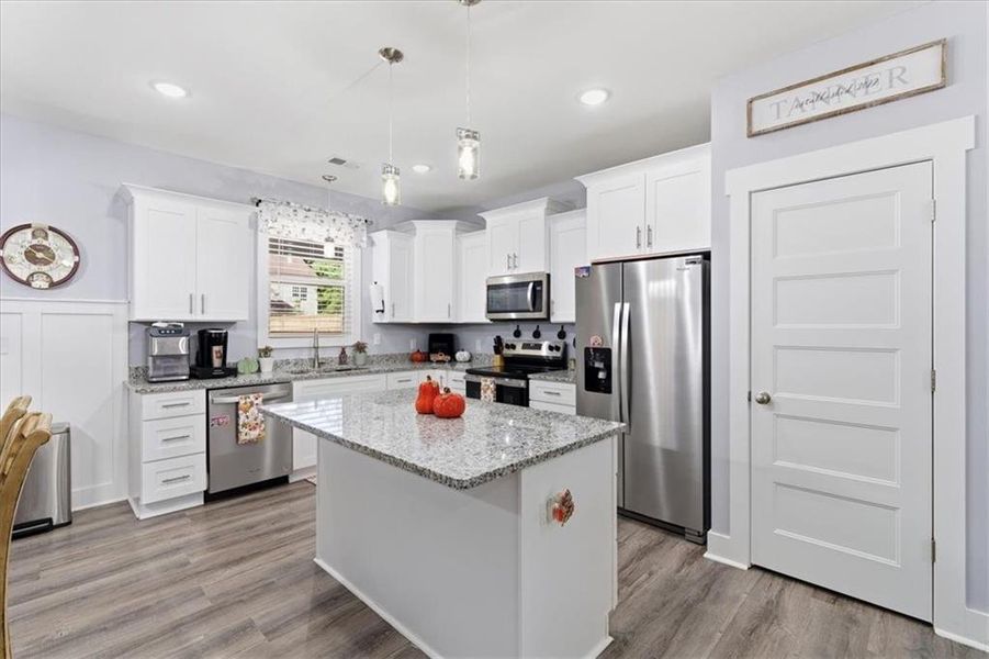 Furnished interior view inside a new home in , Cedartown (Image 8).