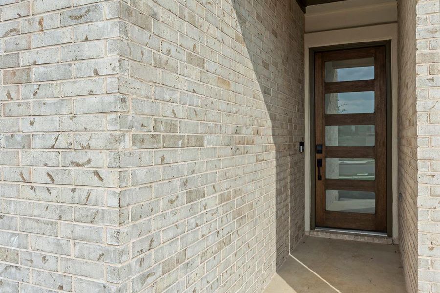 Exterior details and patio area of a home in Lariat, Liberty Hill (Image 4). Exterior details and patio area of a home in Lariat, Liberty Hill (Image 4).