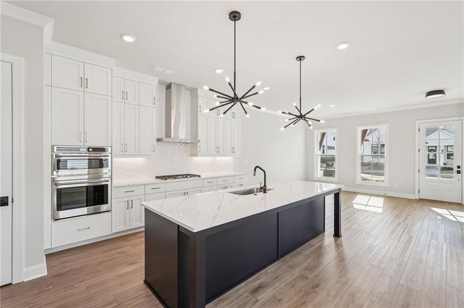 Furnished interior view inside a new home in Promenade at Sawnee Village, Cumming (Image 8).