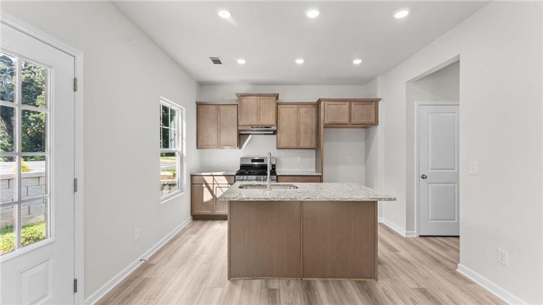 Furnished interior view inside a new home in Magnolia Trace, Flowery Branch (Image 6).