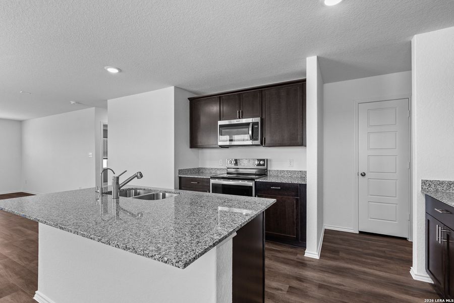 Furnished interior view inside a new home in , New Braunfels (Image 9).