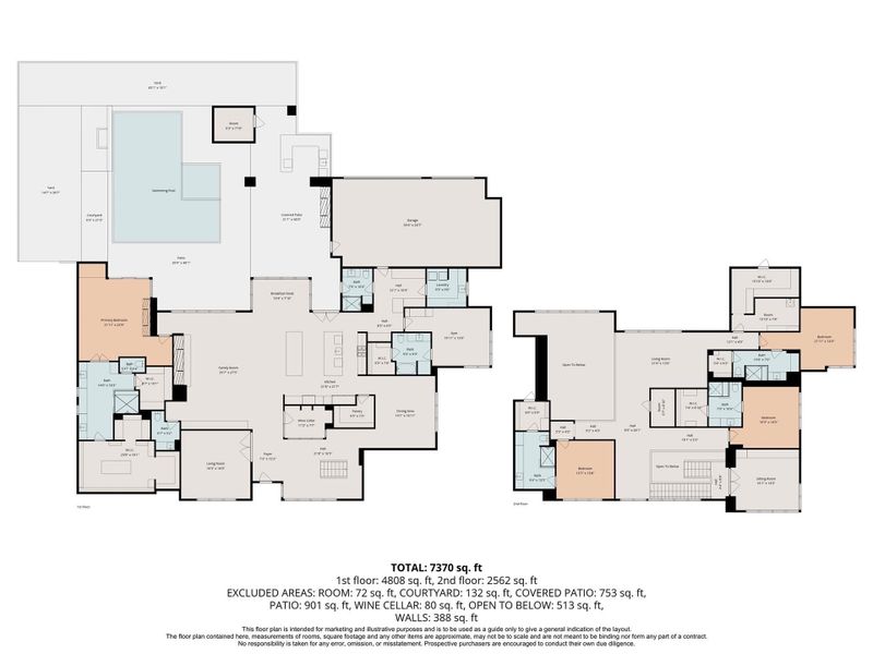 2D floor plan layout of this home in , Houston, TX (Image 6). 2D floor plan layout of this home in , Houston, TX (Image 6).