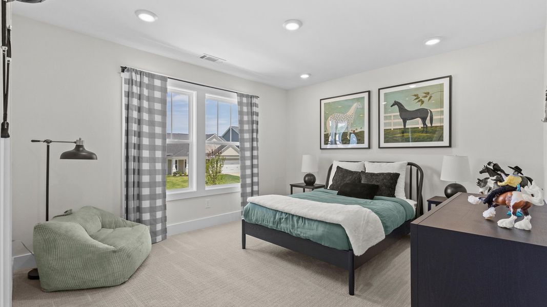Representative furnished interior of a home built from the Stonefield by DRB Homes in Wells Crossing, Seneca (Image 35).