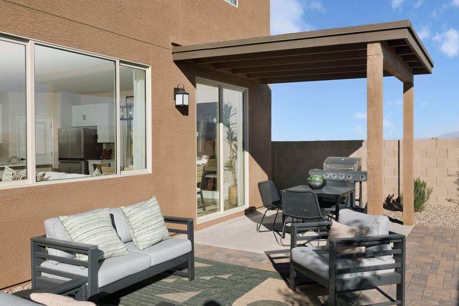 Covered patio Covered patio