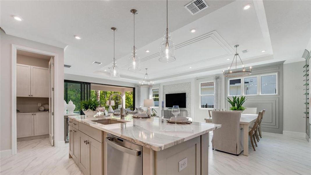 Furnished interior view inside a new home in Cresswind DeLand, Deland (Image 5).