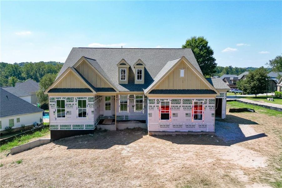 In-progress construction of a new home in , Jefferson, GA (Image 9).