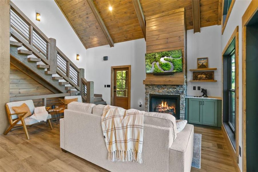 Furnished interior view inside a new home in , Talking Rock (Image 11).