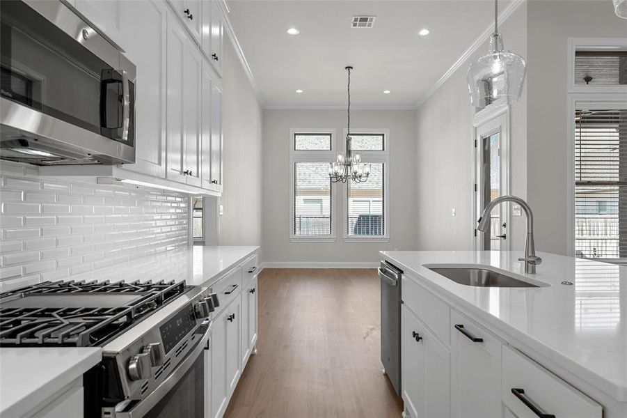 Furnished interior view inside a new home in , Woodway (Image 6). Furnished interior view inside a new home in , Woodway (Image 6).