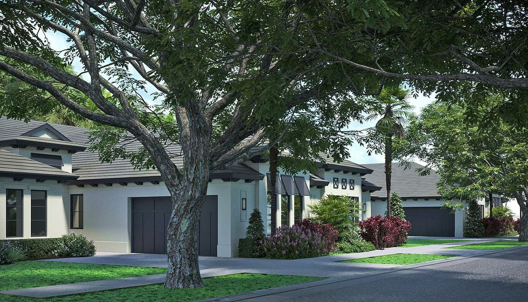 2D floor plan layout for the Seabreeze Grande by GHO Homes in Seaglass, Vero Beach, FL (Image 80).