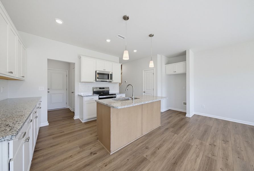 Furnished interior view inside a new home in Sweetbrier, Durham (Image 8).