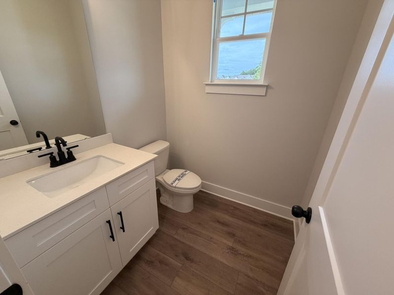 Furnished interior view inside a new home in Blythe Mill Townhomes, Waxhaw (Image 5).