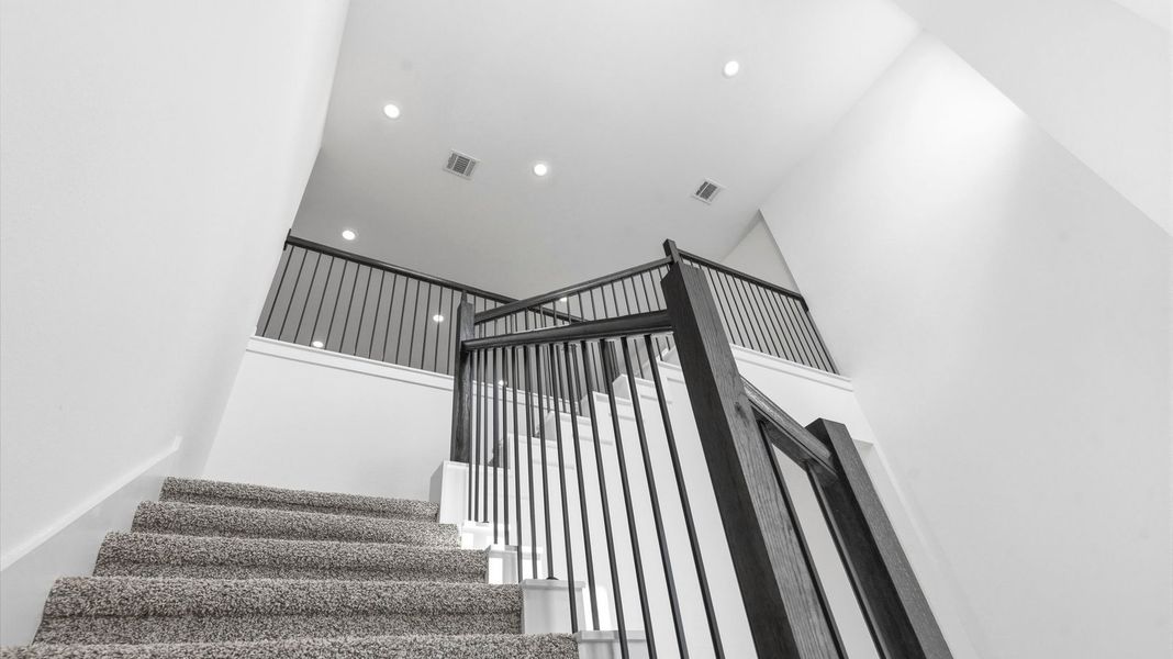 Representative unfurnished interior of a home built from the Sterling by D.R. Horton in Caldwell Crossing, Iowa Colony (Image 21). Representative unfurnished interior of a home built from the Sterling by D.R. Horton in Caldwell Crossing, Iowa Colony (Image 21).
