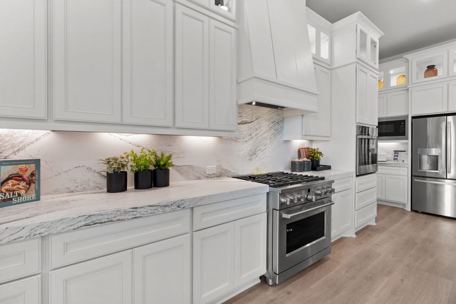Furnished interior view inside a new home in Caliza Reserve, Boerne (Image 18).