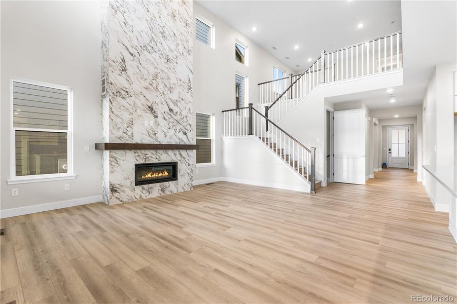 Spacious, unfurnished interior of a new home in Stargaze at Solstice, Littleton (Image 32).