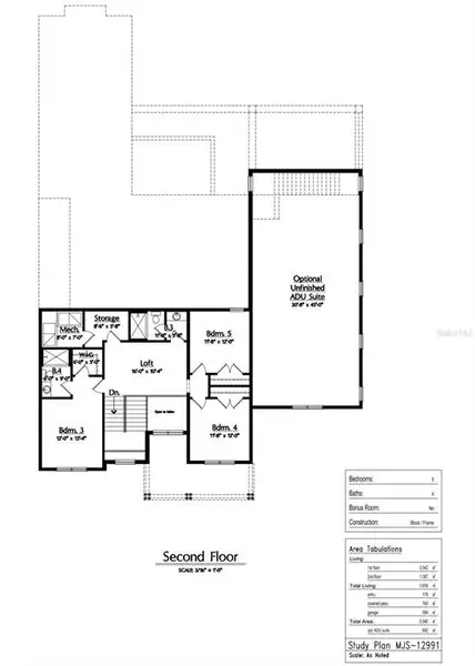 2D floor plan layout of this home in , Orlando, FL (Image 4).