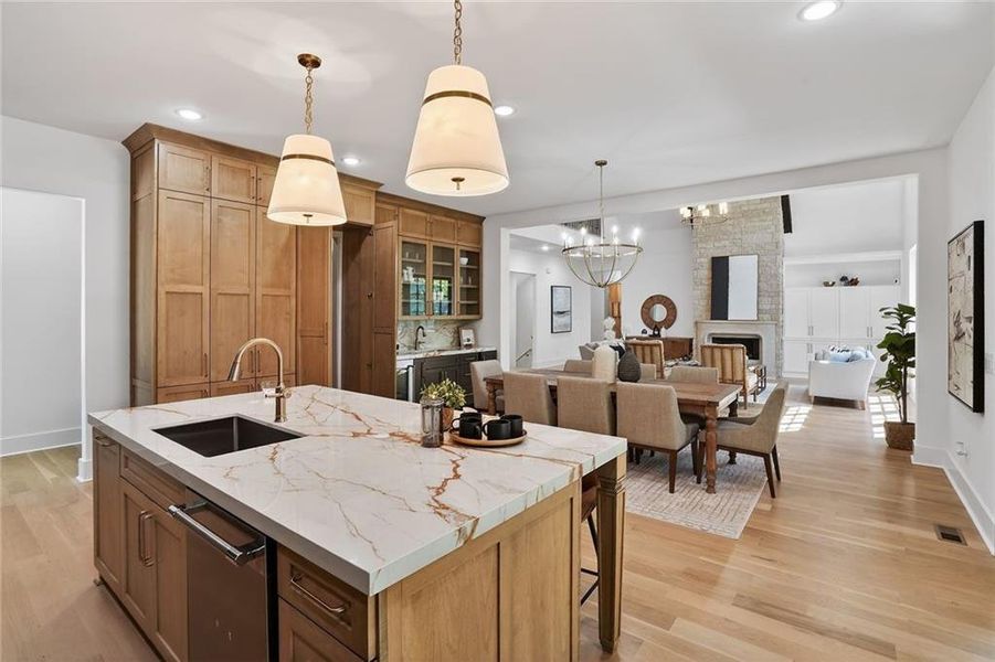 Furnished interior view inside a new home in , Roswell (Image 47).