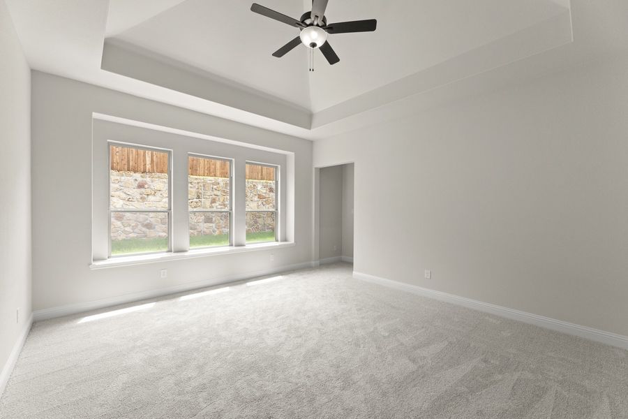 Spacious, unfurnished interior of a new home in Park Hills, Rockwall (Image 24). Spacious, unfurnished interior of a new home in Park Hills, Rockwall (Image 24).