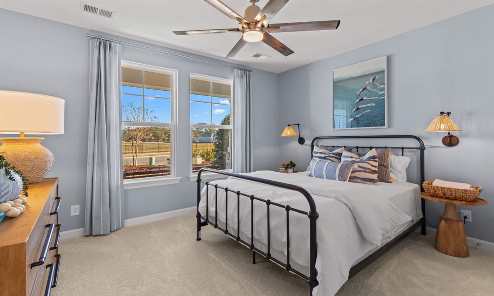 Representative furnished interior of a home built from the The Longboard by Chesapeake Homes in Bridgewater - Shorehaven Village, Little River (Image 53).