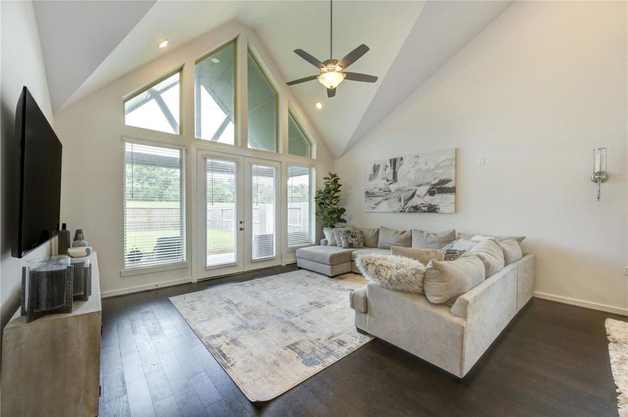 Furnished interior view inside a new home in Sienna 45', 50', Missouri City (Image 31).