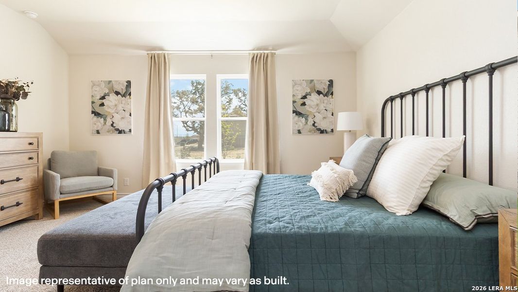 Furnished interior view inside a new home in The Birch at Spencer Ranch, Boerne (Image 21).