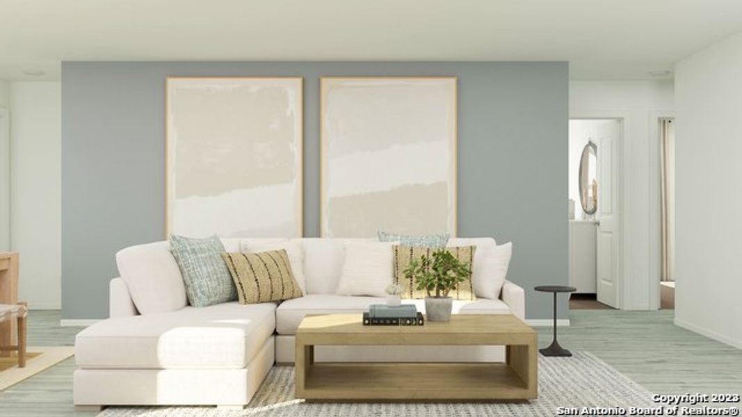 Furnished interior view inside a new home in , Pleasanton (Image 12).