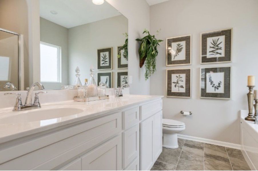 Furnished interior view inside a new home in Robinson Meadows, Murfreesboro (Image 10).