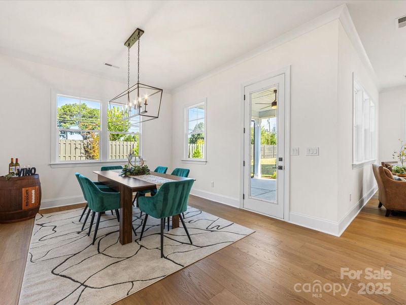 Furnished interior view inside a new home in Phillips Village, Matthews (Image 7).
