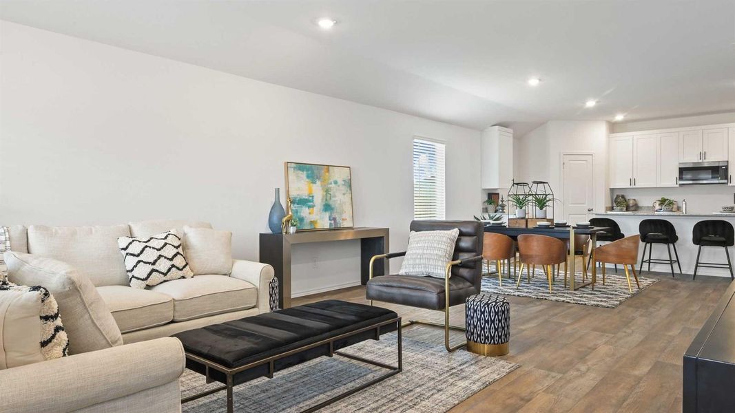 Furnished interior view inside a new home in Tamarron, Fulshear (Image 4).