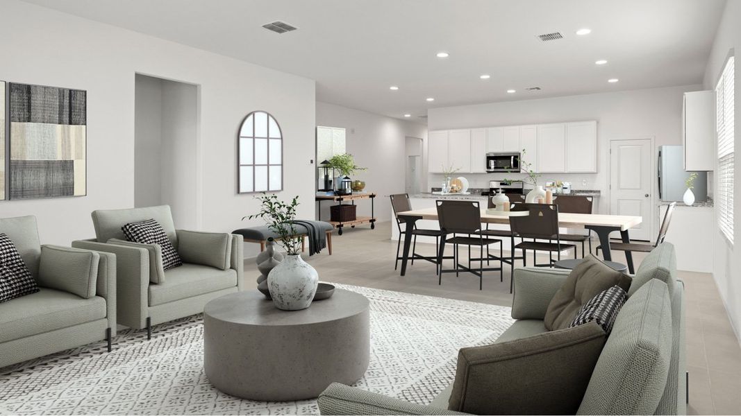 Furnished interior view inside a new home in Upper Canyon, Phoenix (Image 3). Furnished interior view inside a new home in Upper Canyon, Phoenix (Image 3).