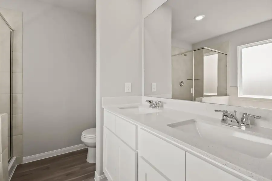 Furnished interior view inside a new home in Ridgeland Hills, Willis (Image 2).