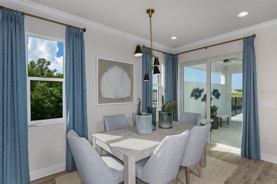 Furnished interior view inside a new home in Vistera of Venice, Nokomis (Image 16).