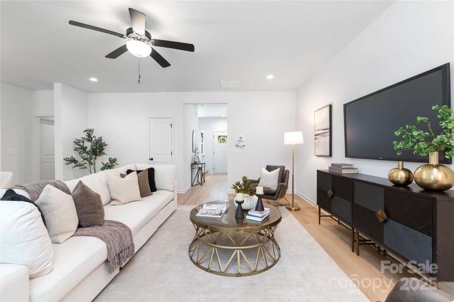 Furnished interior view inside a new home in , Charlotte (Image 13).