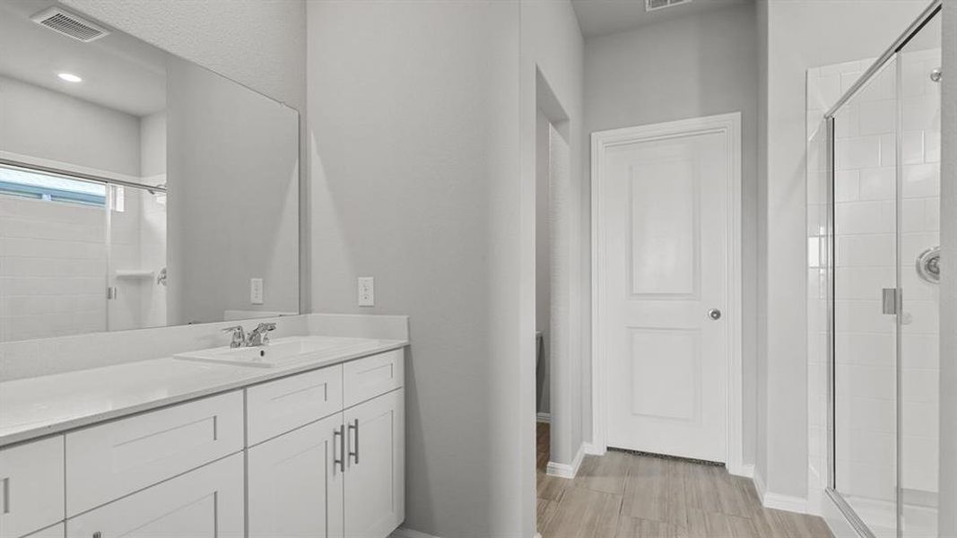 Furnished interior view inside a new home in Lonestar at Liberty Trails, Fort Worth (Image 10).