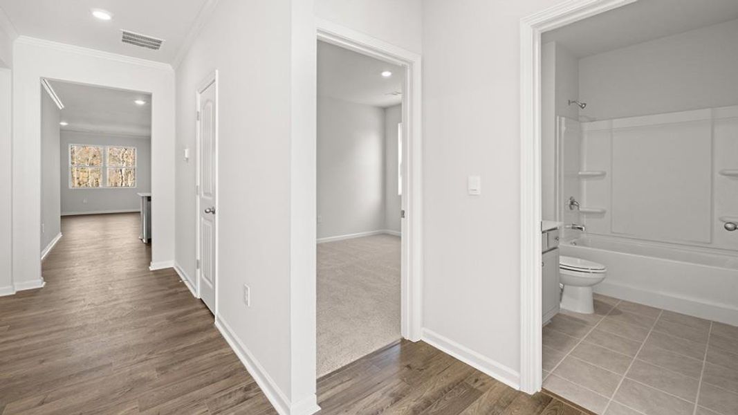 Spacious, unfurnished interior of a new home in Northberry, Rome (Image 23). Spacious, unfurnished interior of a new home in Northberry, Rome (Image 23).