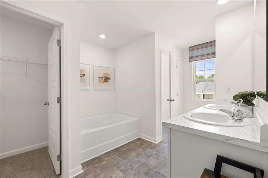Furnished interior view inside a new home in Inverness at Sugarloaf, Lawrenceville (Image 13).