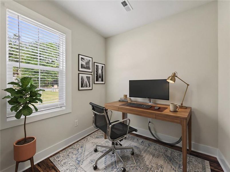 Furnished interior view inside a new home in , Austell (Image 12).