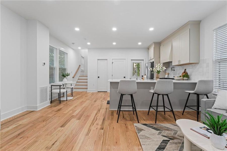 Furnished interior view inside a new home in , Atlanta (Image 26). Furnished interior view inside a new home in , Atlanta (Image 26).