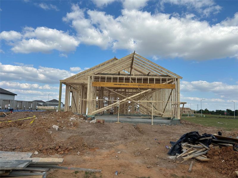 In-progress construction of a new home in Paloma at Sanford Farms, Waller, TX (Image 17).